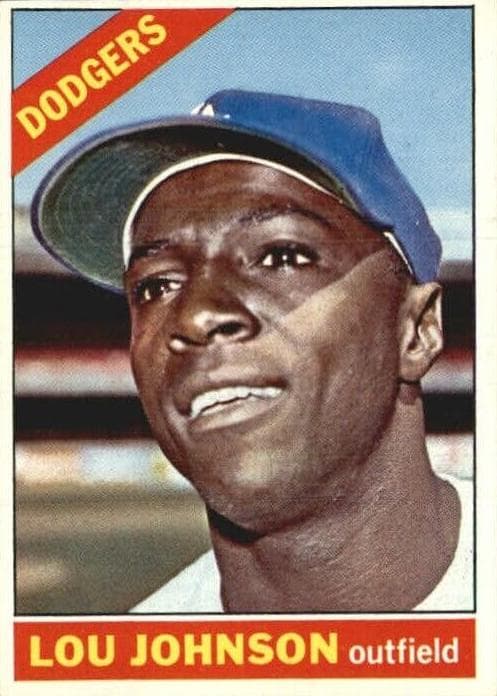 Lou Johnson 1966 topps O-Pee-Chee