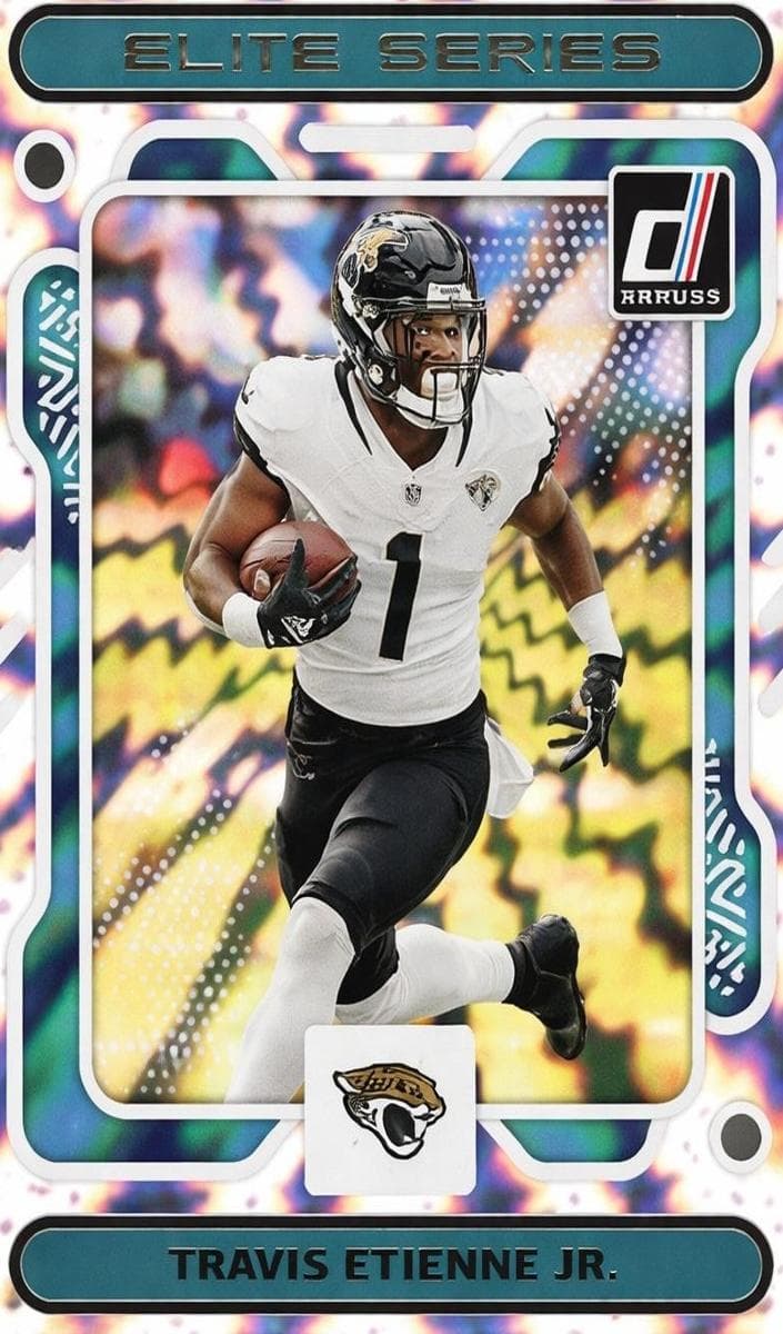 Travis Etienne Jr. 2023 panini Panini Donruss