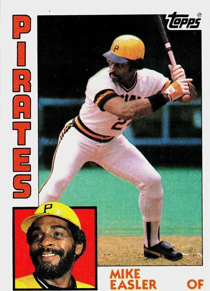 Mike Easler trading card