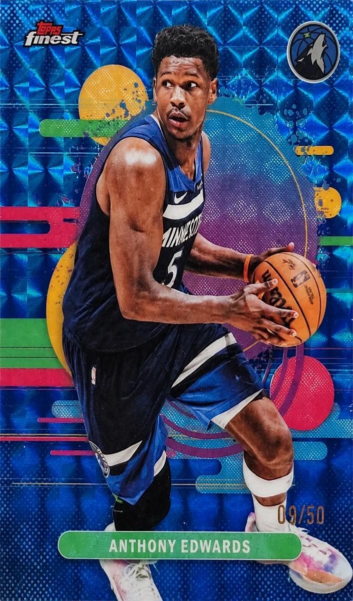 Anthony Edwards 2025 topps Topps Finest