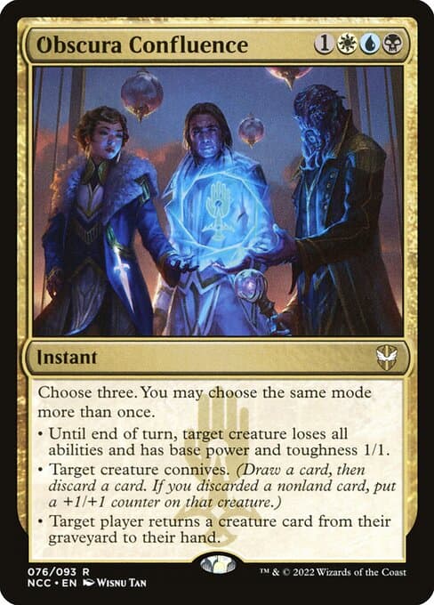 Obscura Confluence 2022 Magic: The Gathering New Capenna Commander