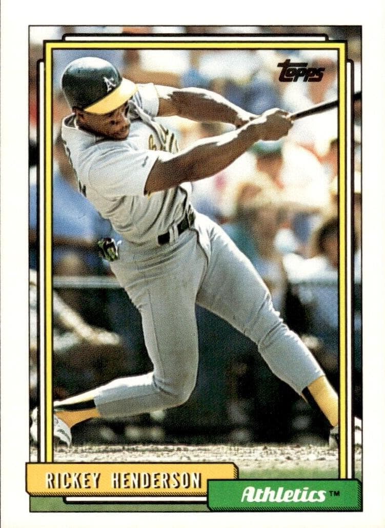 Rickey Henderson 1992 topps Topps