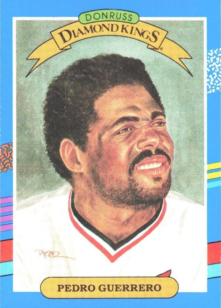 Pedro Guerrero 1991 panini Donruss