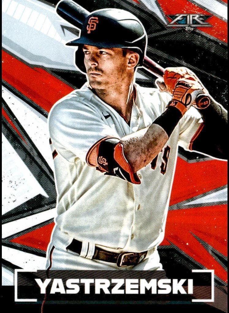 Mike Yastrzemski 2021 topps Topps Fire