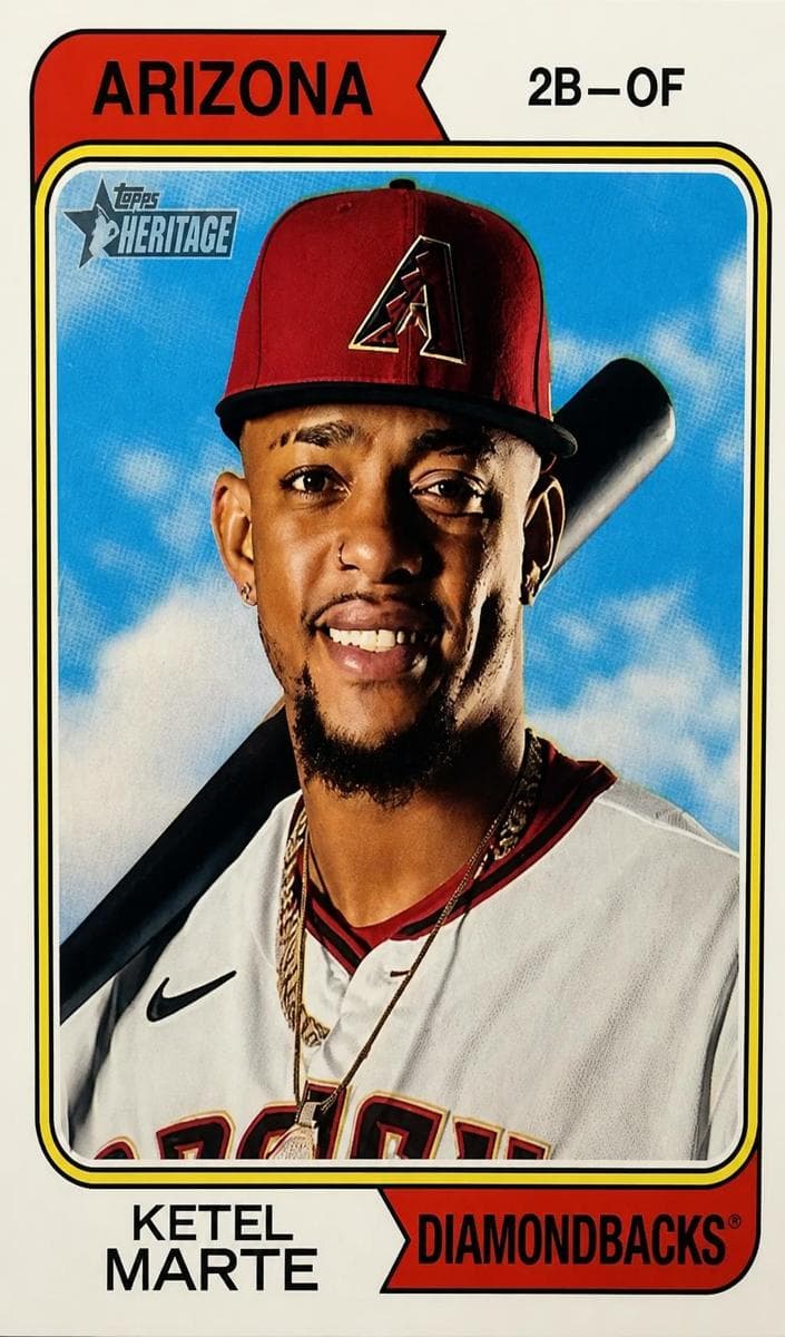 Ketel Marte 2023 topps Topps Heritage