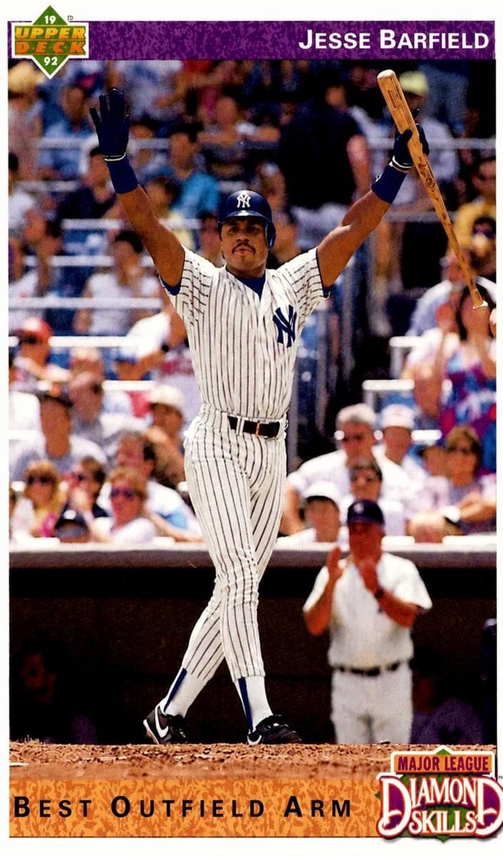 Jesse Barfield 1992 upper-deck Upper Deck