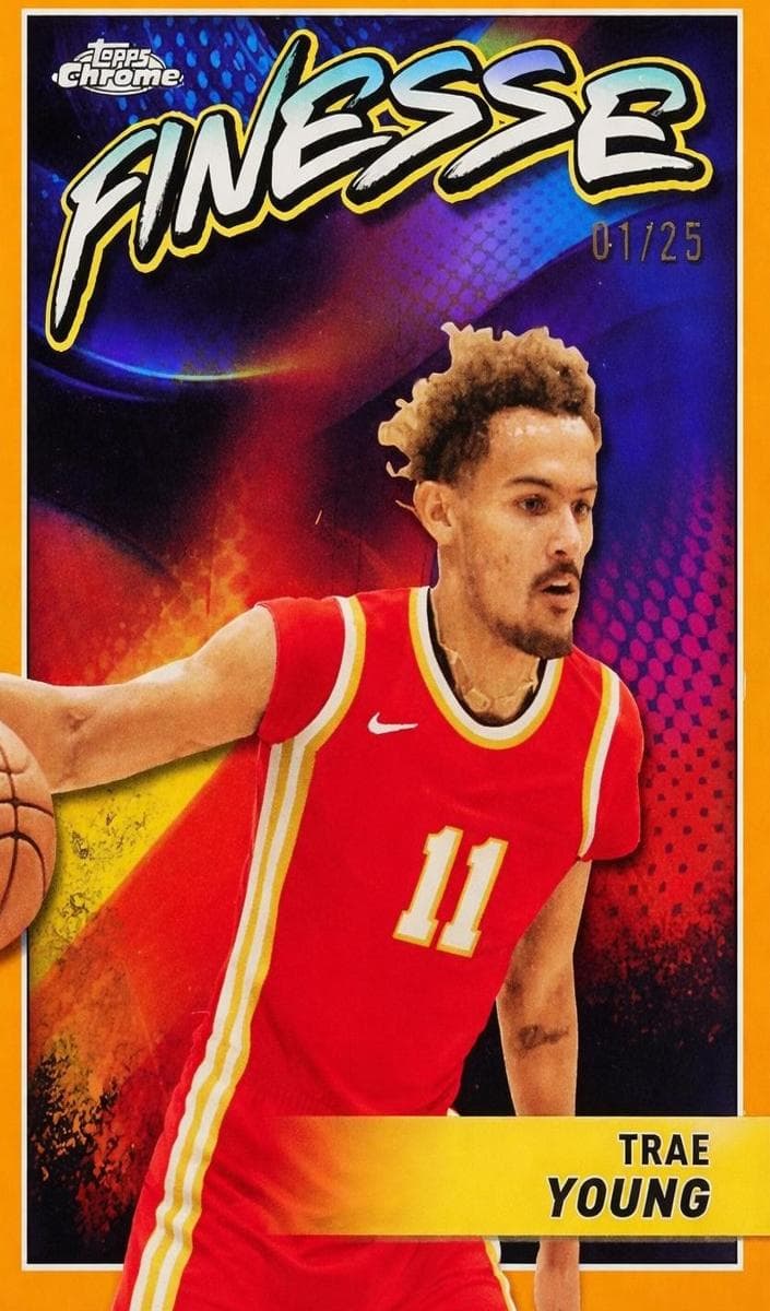 Trae Young 2023 topps Topps Chrome