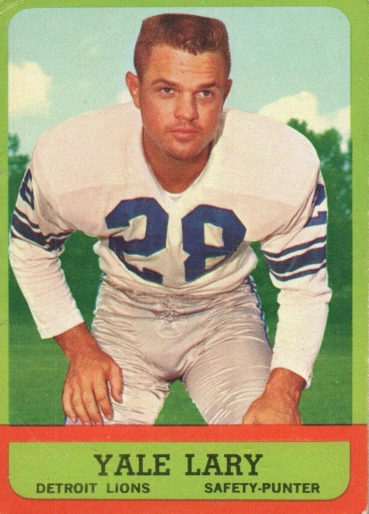Yale Lary 1963 topps Topps
