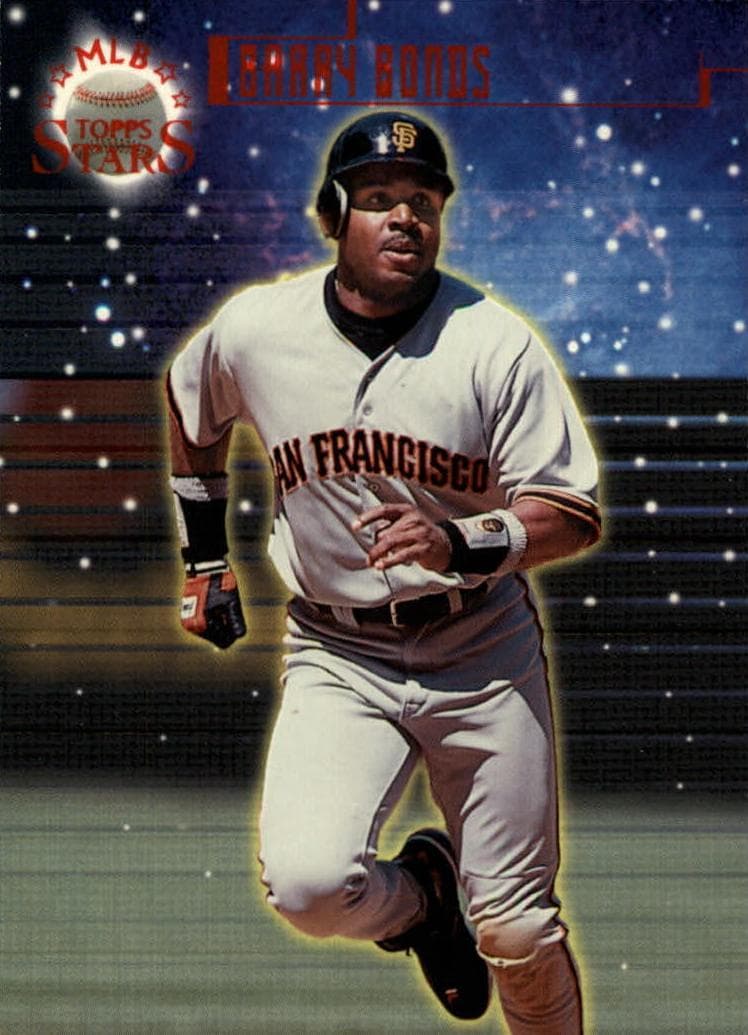 Barry Bonds 1998 topps Topps Stars