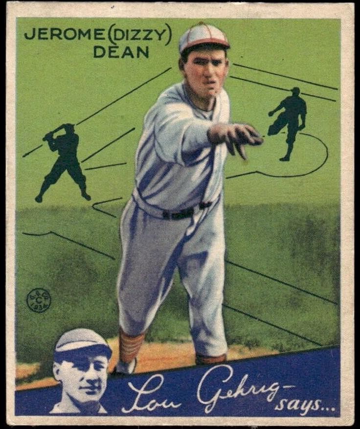Dizzy Dean 1934 unknown Goudey