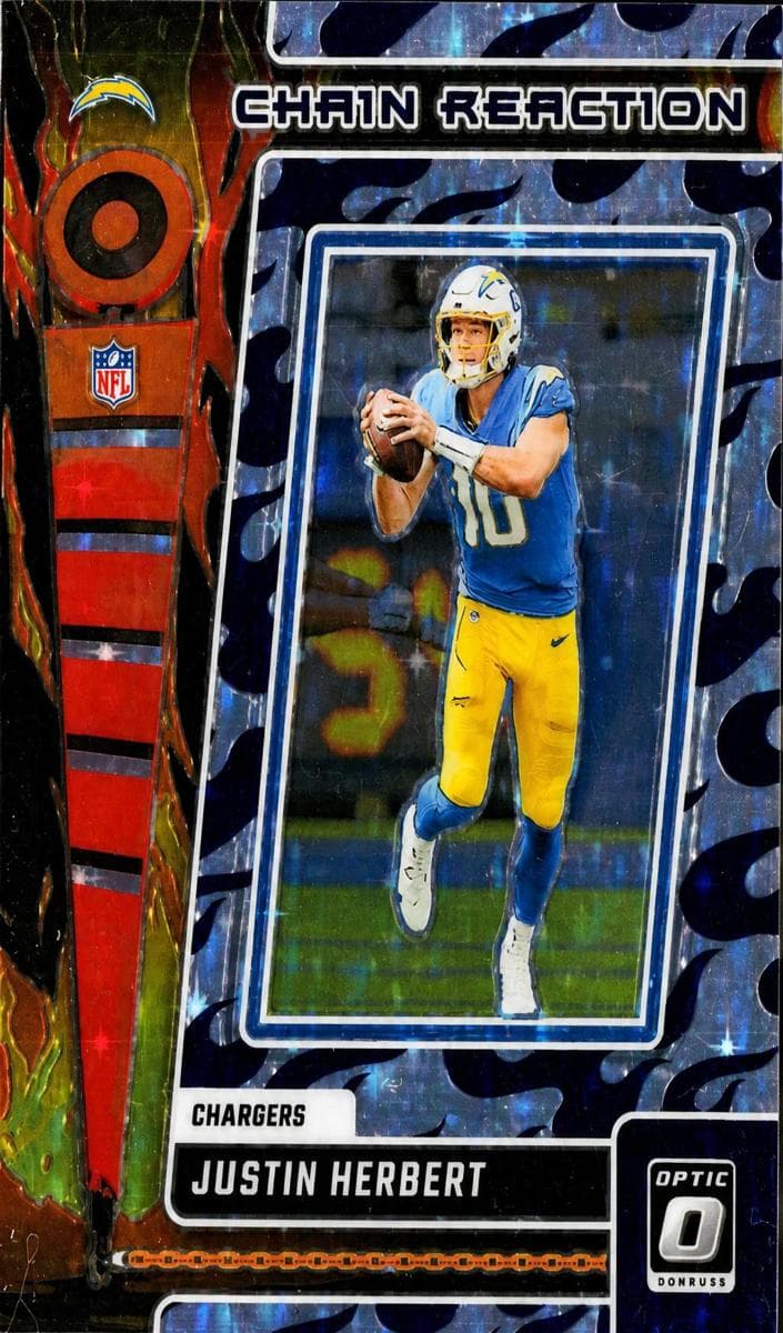 Justin Herbert 2023 panini Panini Donruss Optic