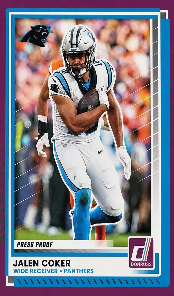 Jalen Coker 2025 panini Donruss