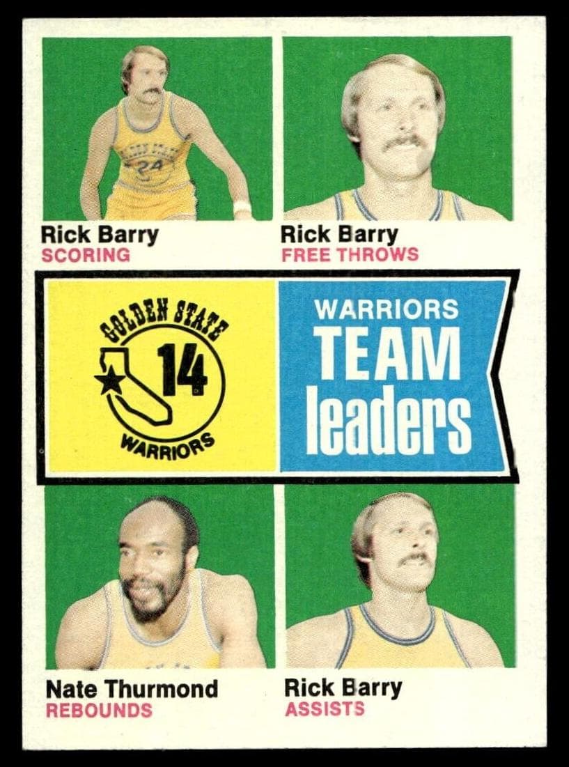 Golden State Warriors Team Leaders (Rick Barry / Nate Thurmond) #87