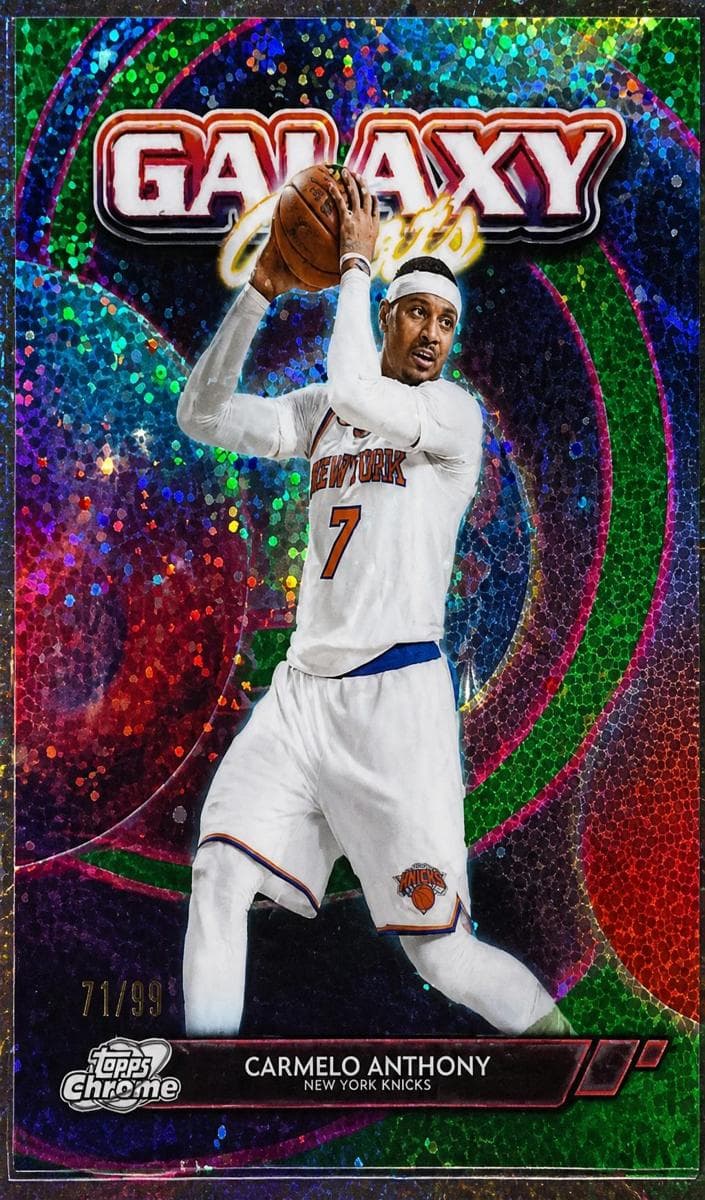 Carmelo Anthony 2025 topps Topps Cosmic Chrome
