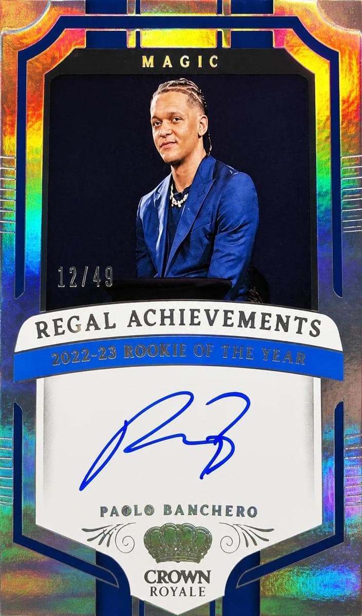 Paolo Banchero 2023 panini Panini Crown Royale