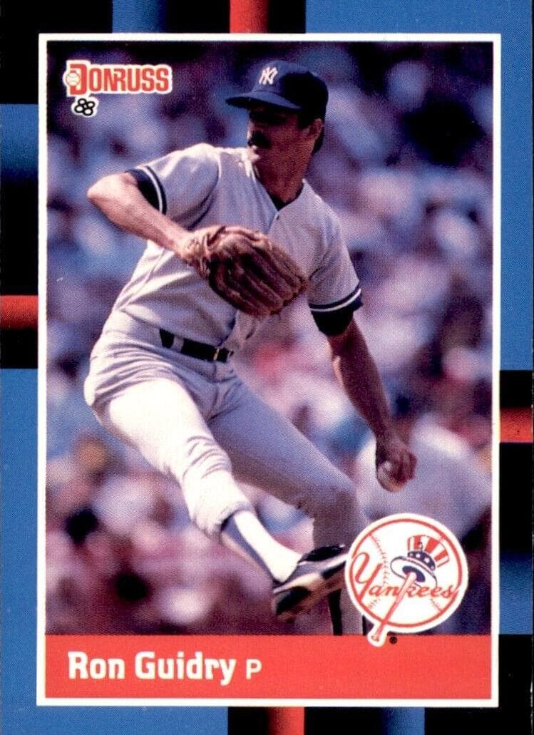 Ron Guidry 1988 panini Donruss