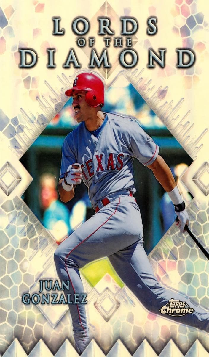 Juan Gonzalez 1999 topps Topps Chrome