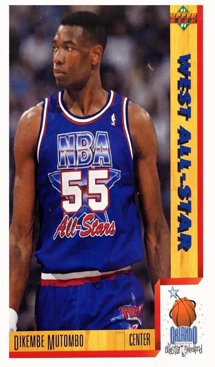 Dikembe Mutombo 1991 upper-deck Upper Deck