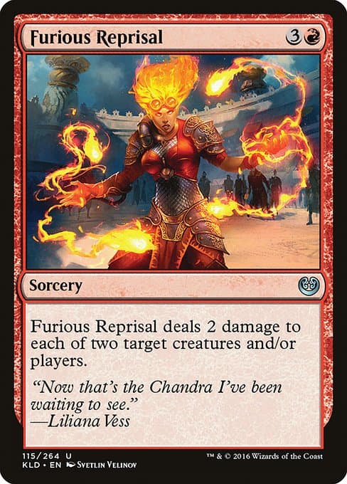 Furious Reprisal 2016 Magic: The Gathering Kaladesh