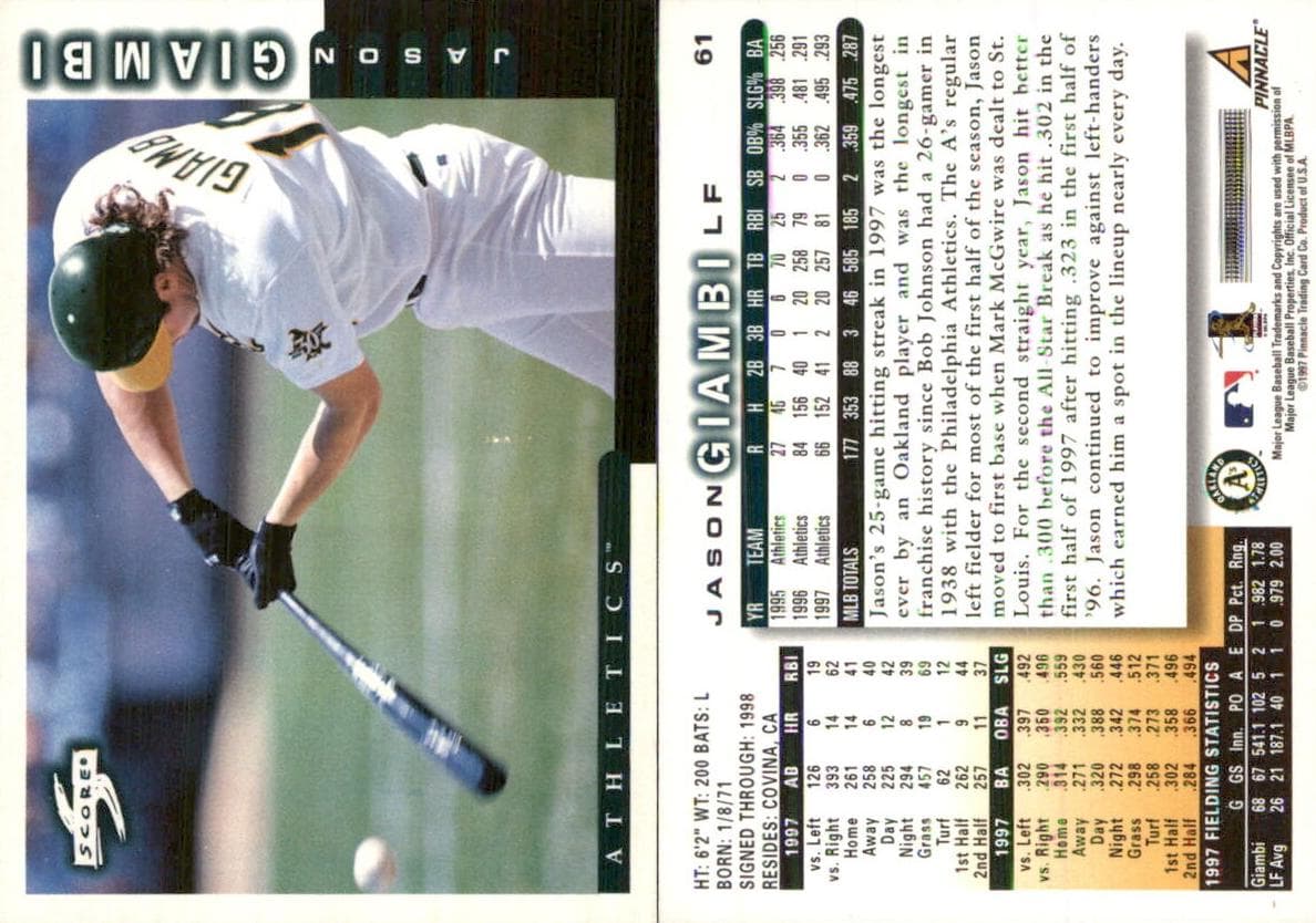 Jason Giambi #61
