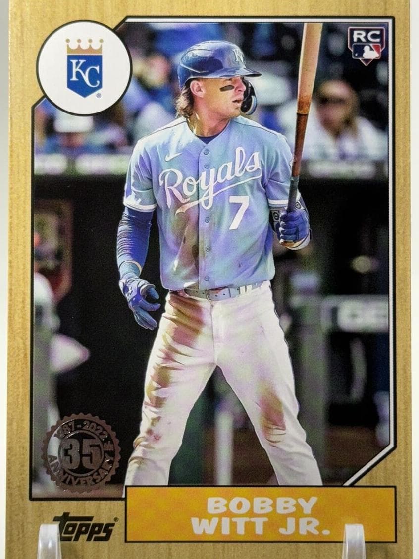 Bobby Witt Jr. 2022 topps Topps Update