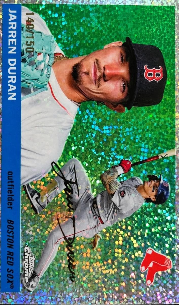 Jarren Duran 2025 topps Topps Chrome Platinum