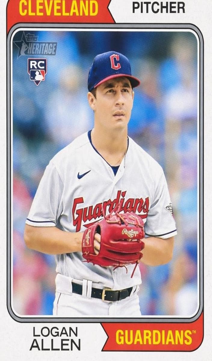 Logan Allen trading card