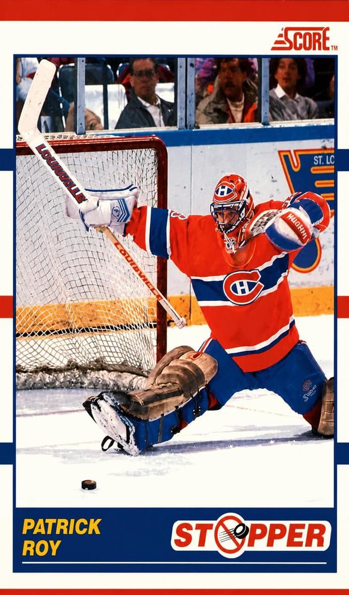 Patrick Roy 1990 panini