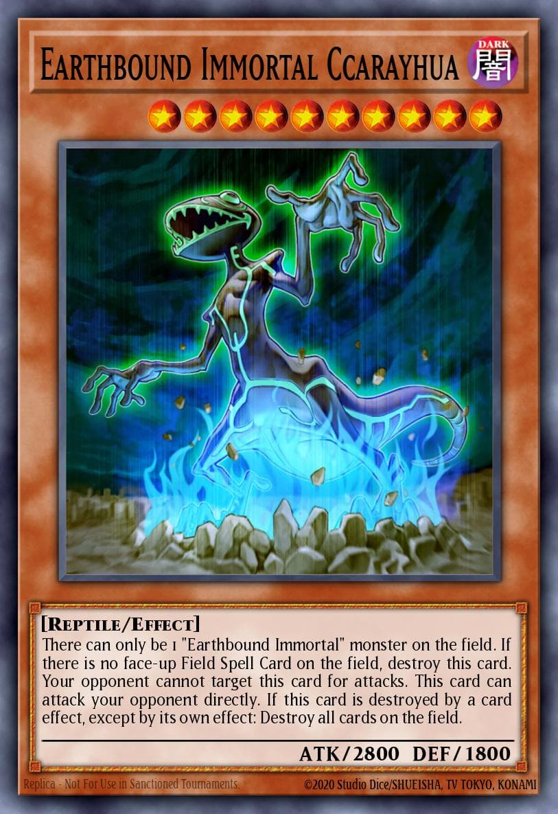 Earthbound Immortal Ccarayhua 2009 Yu-Gi-Oh! Stardust Overdrive