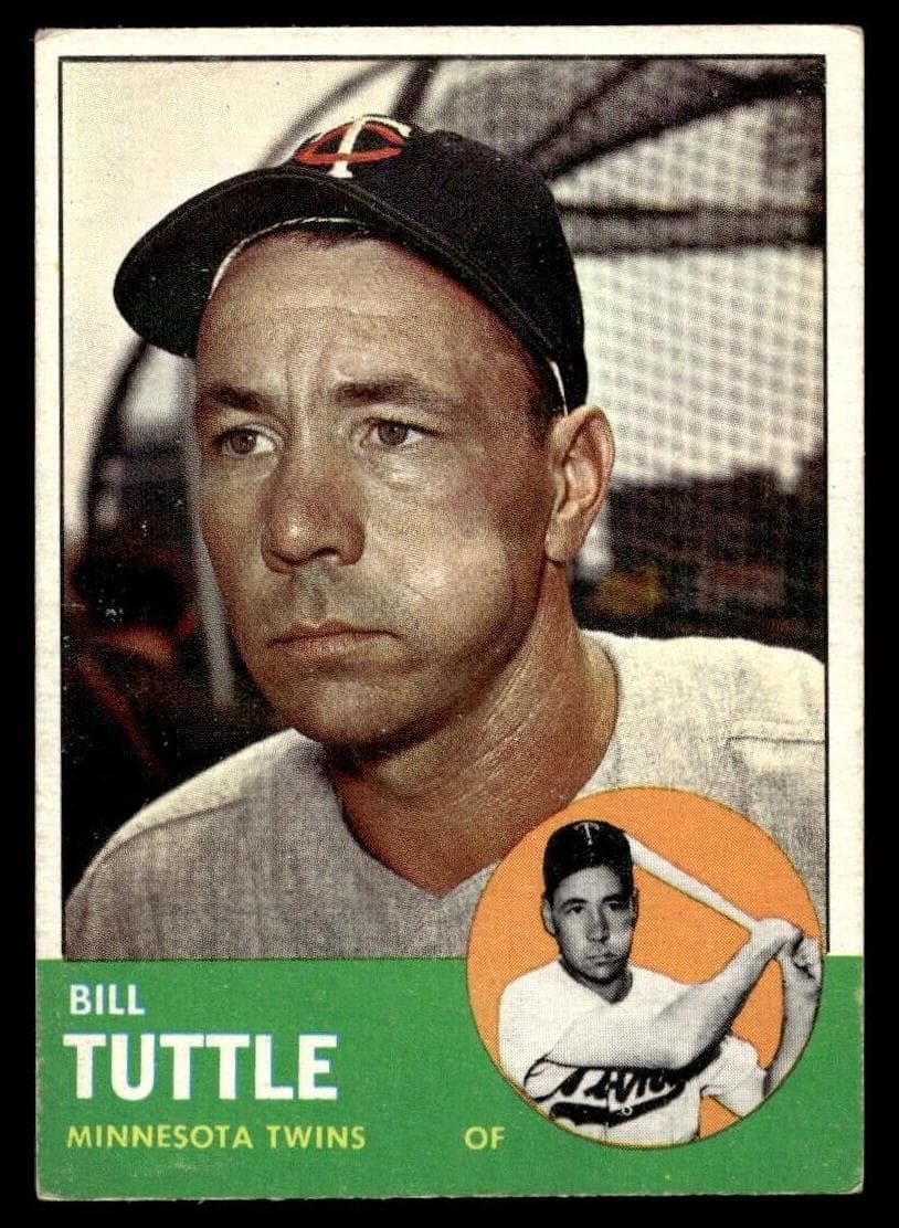 Bill Tuttle 1963 topps Topps