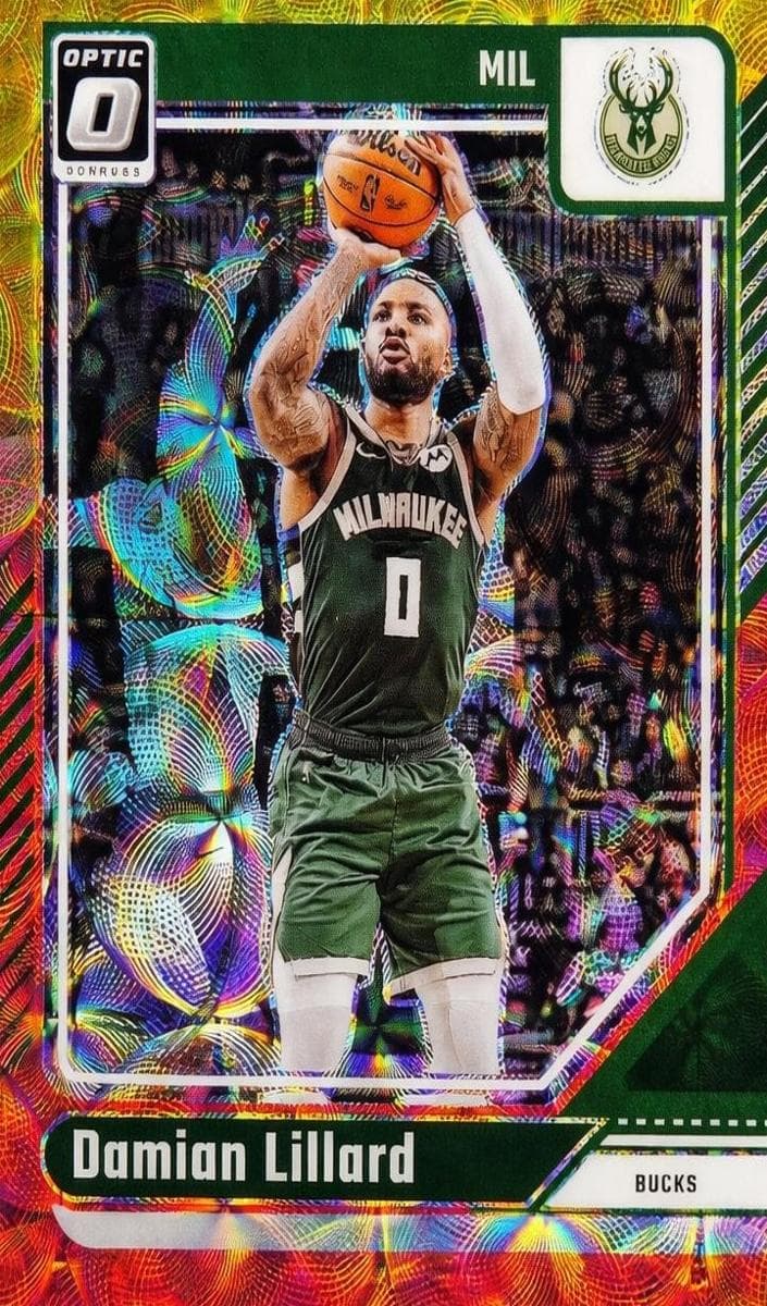 Damian Lillard 2024 panini Donruss Optic