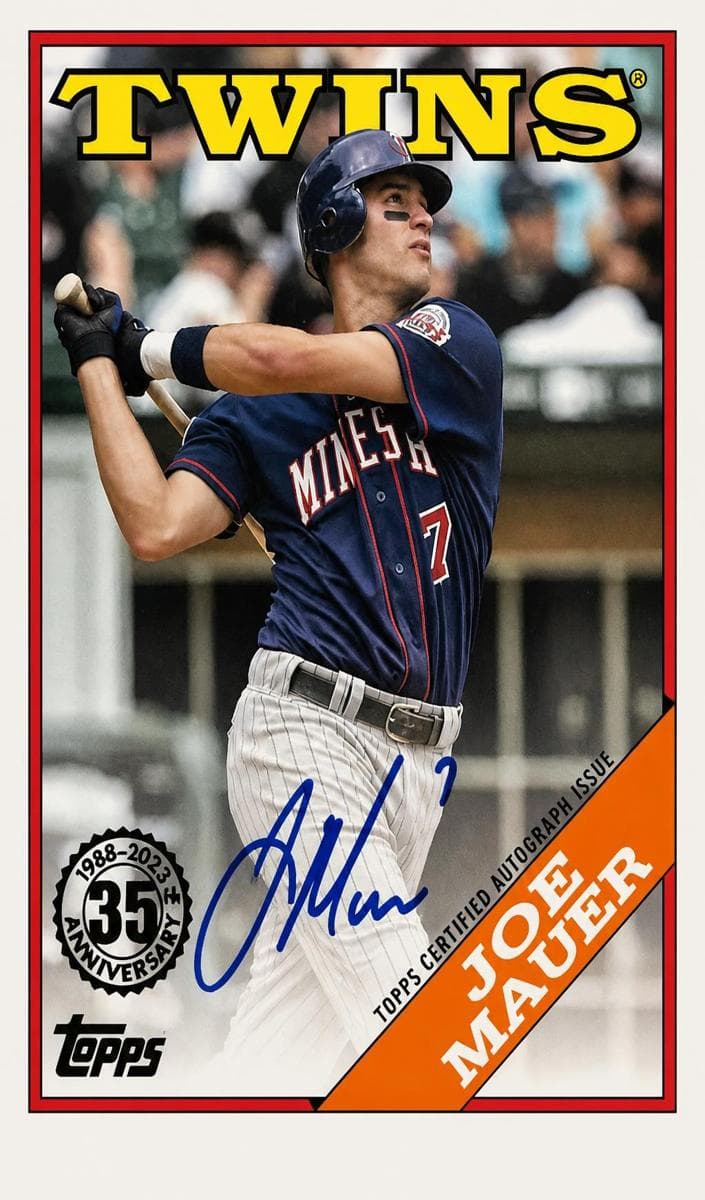 Joe Mauer 2023 topps Topps