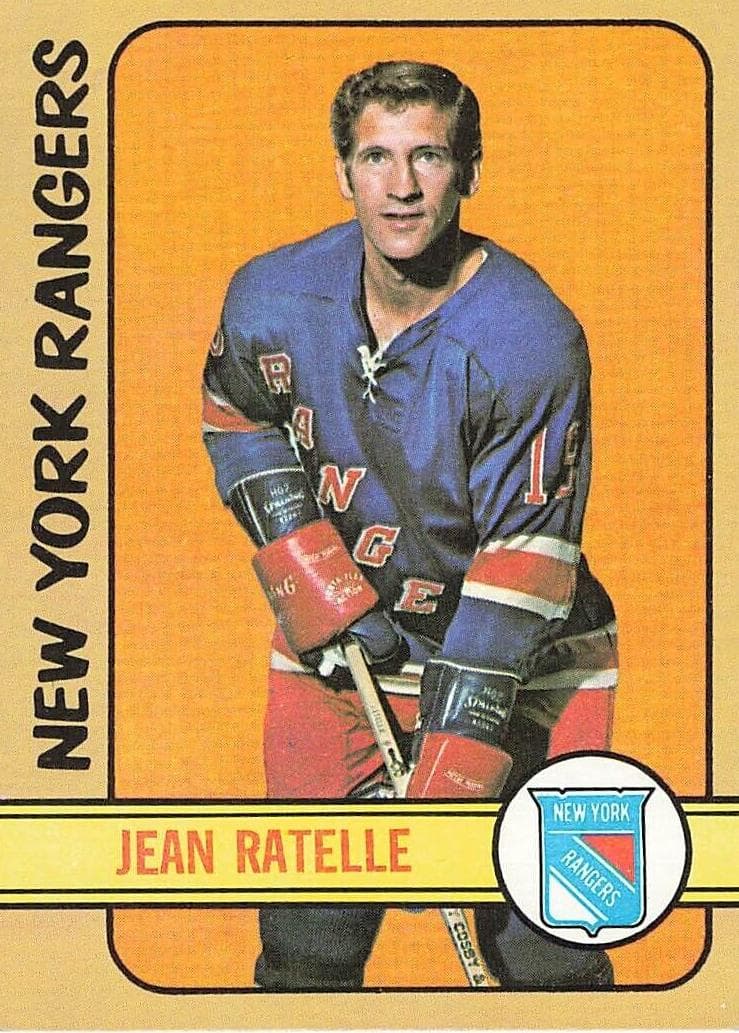 Jean Ratelle 1972 topps Topps