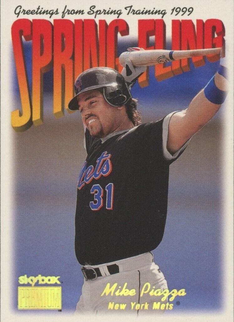 Mike Piazza 1999 fleer SkyBox Premium