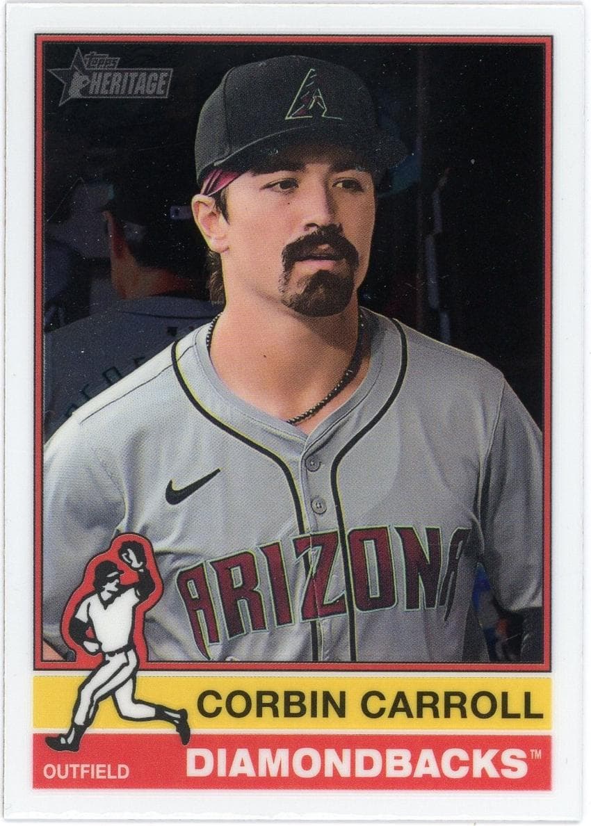 Corbin Carroll 2025 topps Topps Heritage