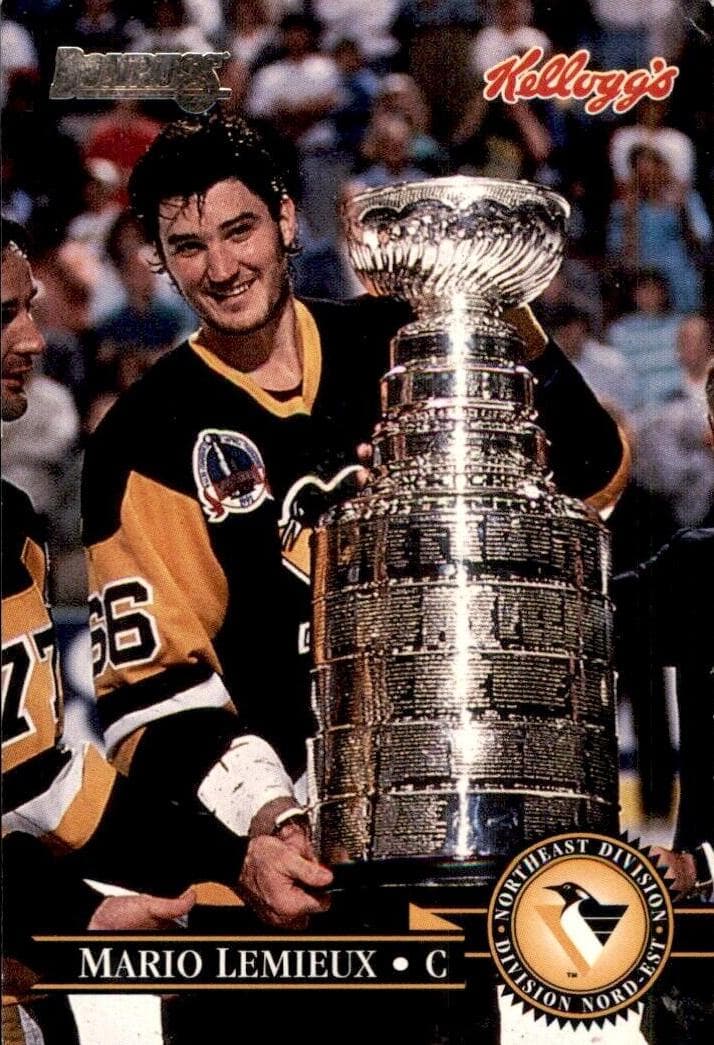 Mario Lemieux 1995 panini Donruss