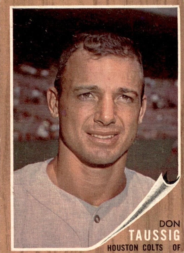 Don Taussig 1962 topps Topps