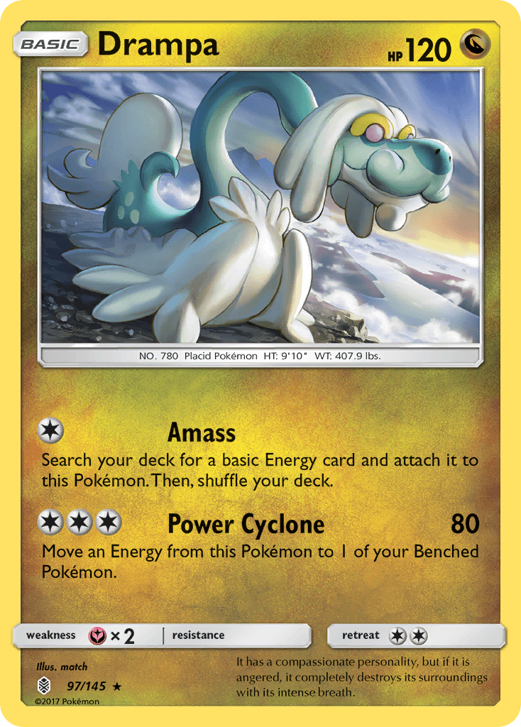 Drampa 2017 Pokemon