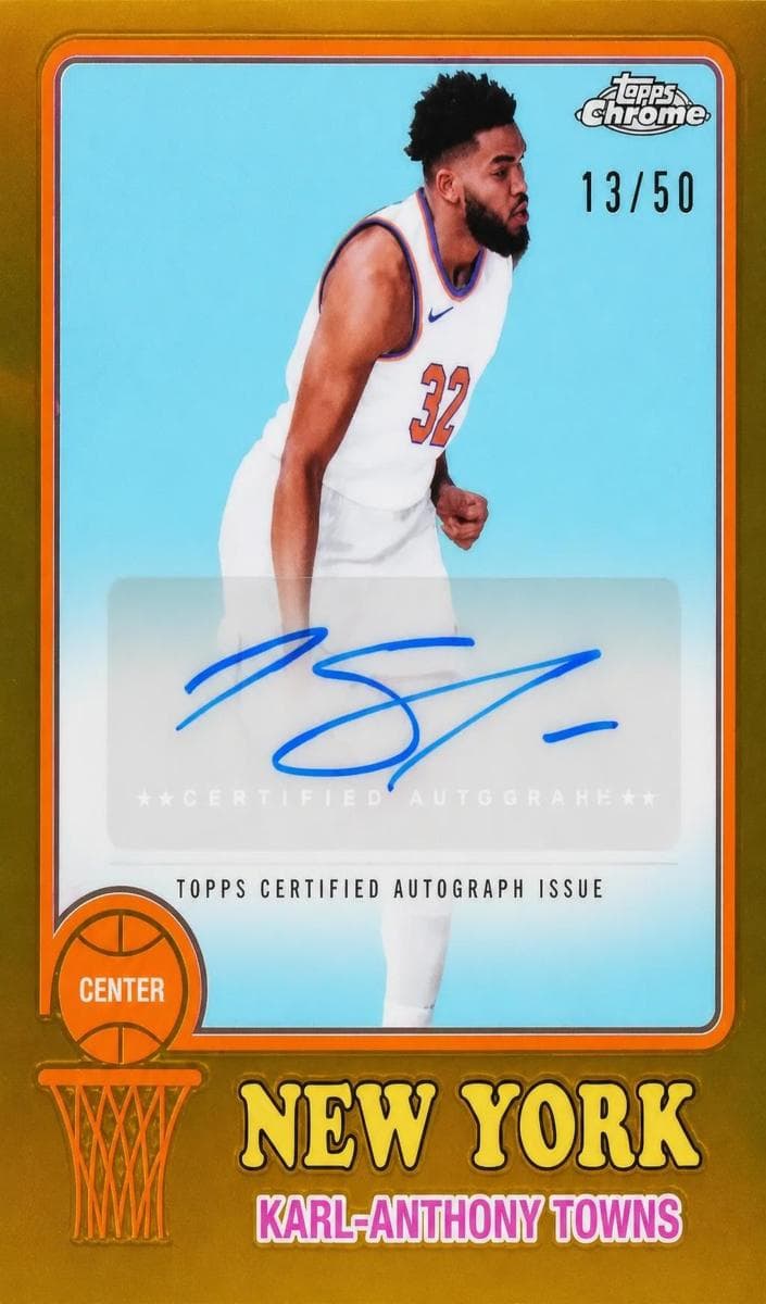 Karl-Anthony Towns 2024 topps Topps Chrome