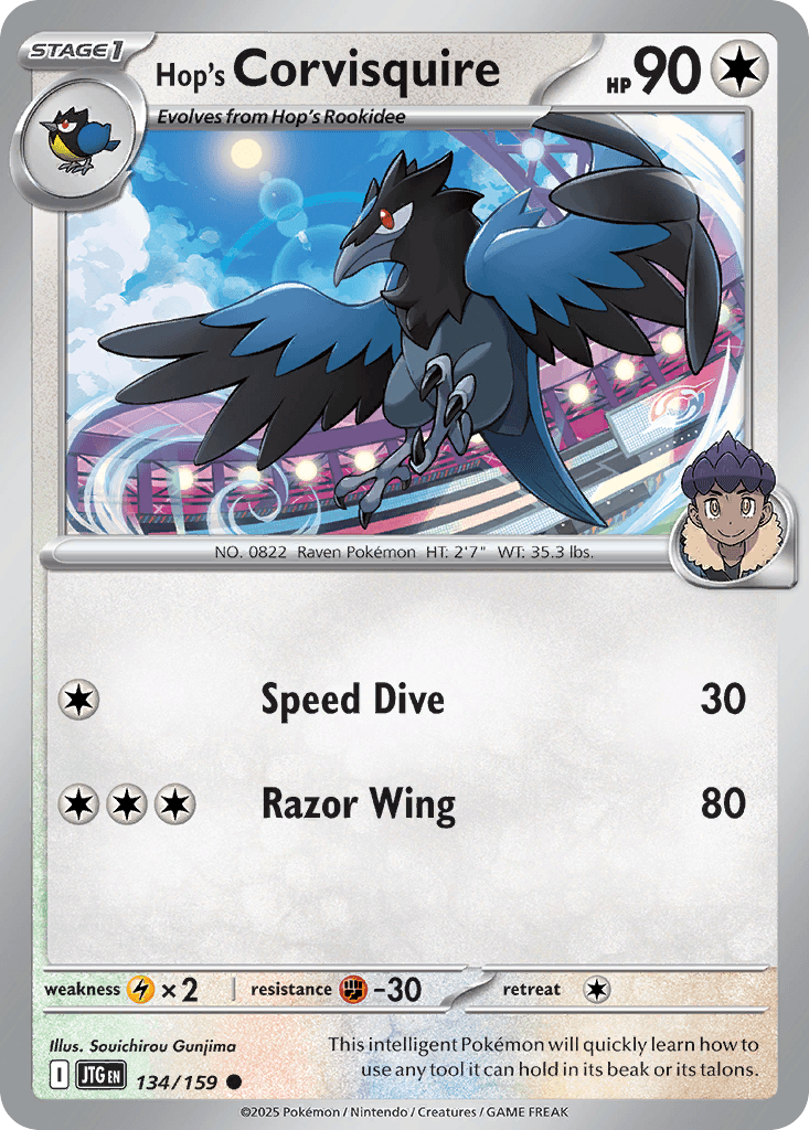 Hop's Corvisquire 2025 Pokemon