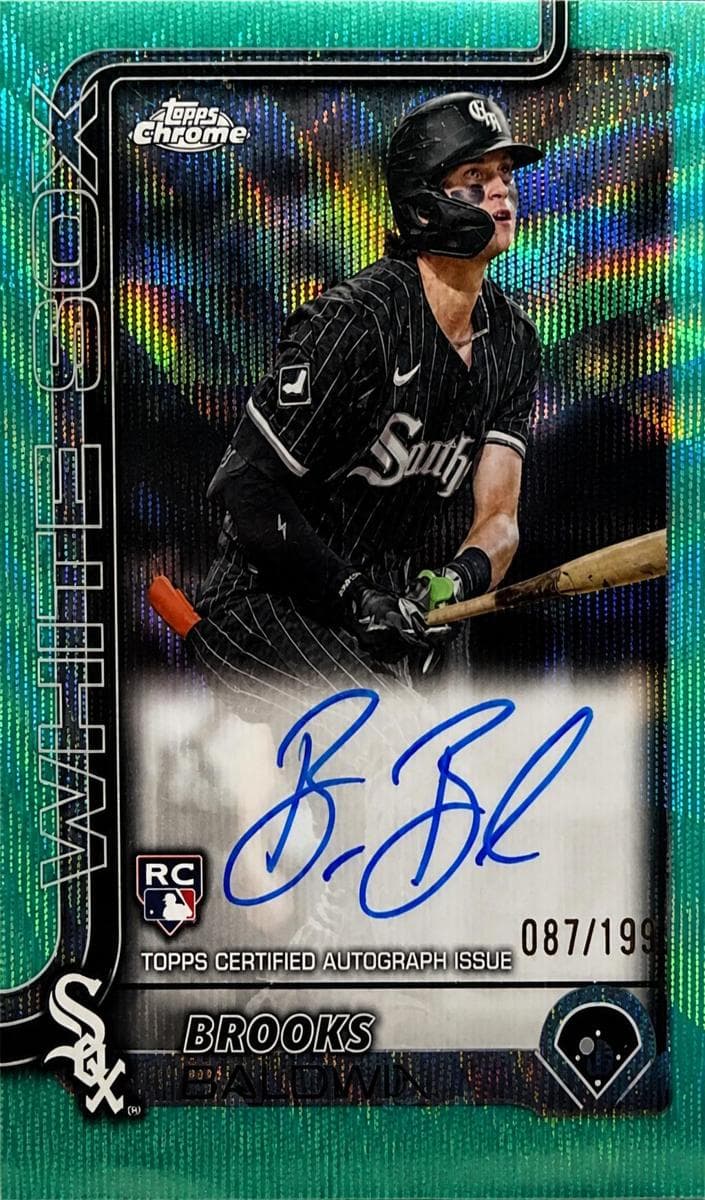 Brooks Baldwin 2025 topps Topps Chrome Logofractor Edition