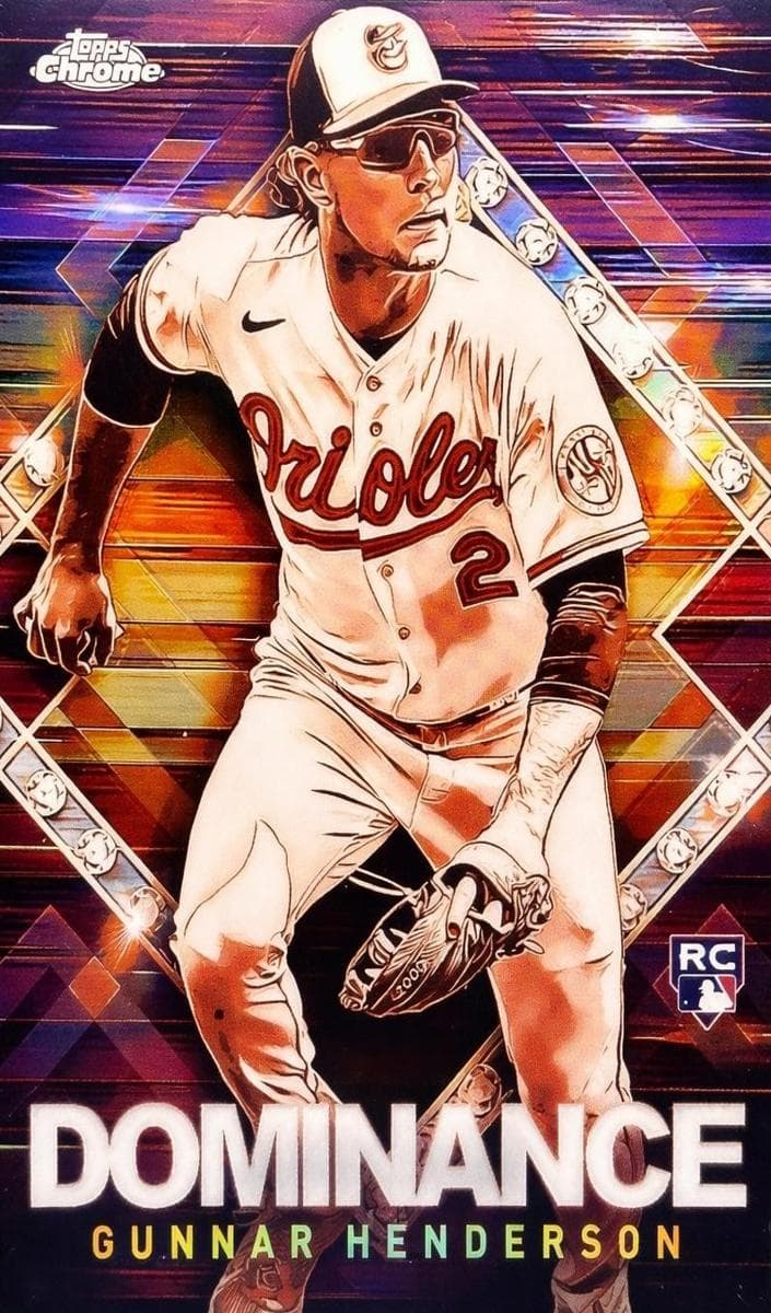 Gunnar Henderson 2023 topps Topps Chrome Update