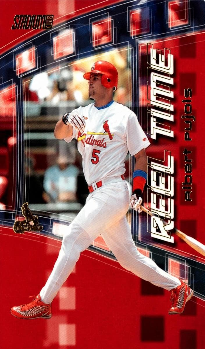 Albert Pujols 2002 topps Stadium Club