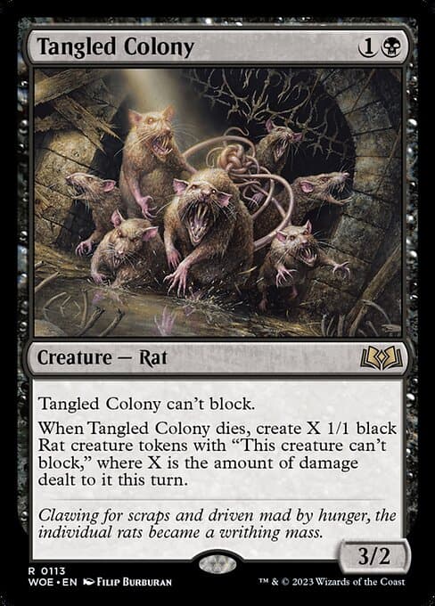 Tangled Colony 2023 Magic: The Gathering Wilds of Eldraine Extended Art