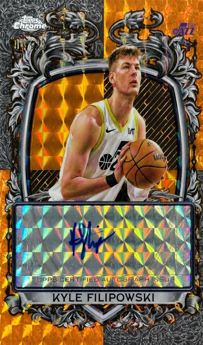 Kyle Filipowski 2025 topps Topps Chrome