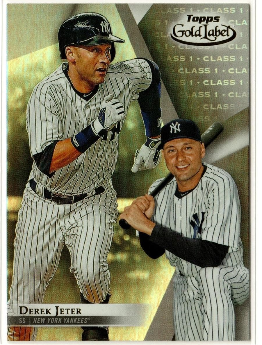 Derek Jeter 2018 topps Topps Gold Label