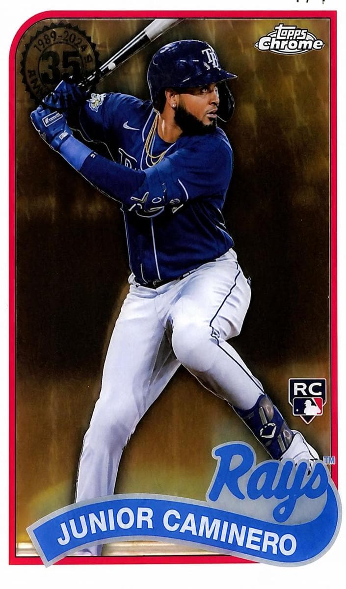 Junior Caminero 2024 topps Topps Chrome