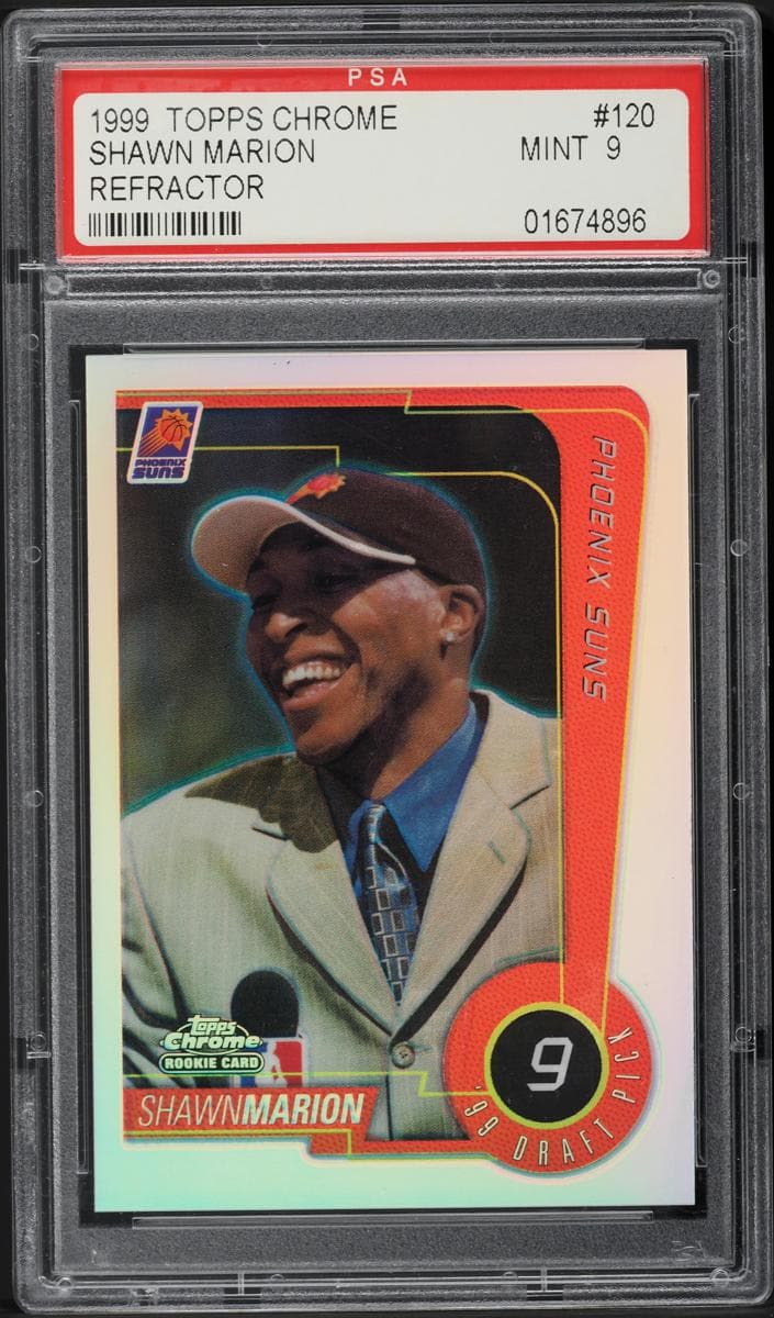 Shawn Marion 1999 topps Topps Chrome