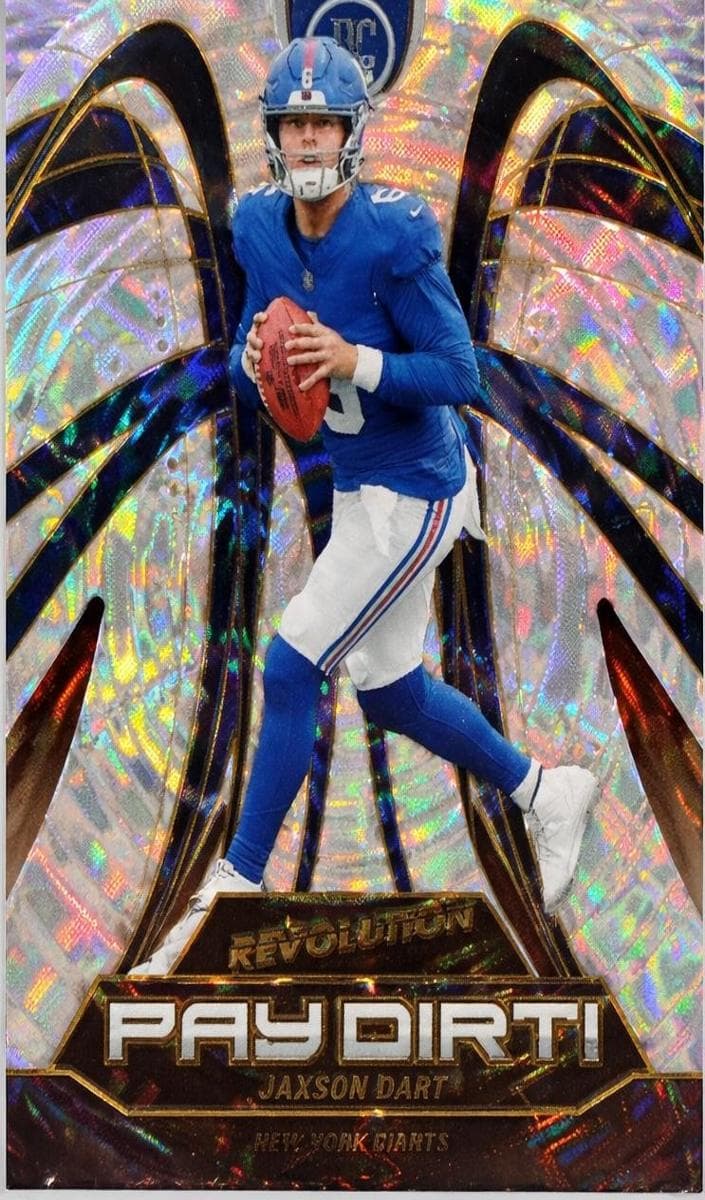 Jaxson Dart 2025 Panini Revolution rookie card