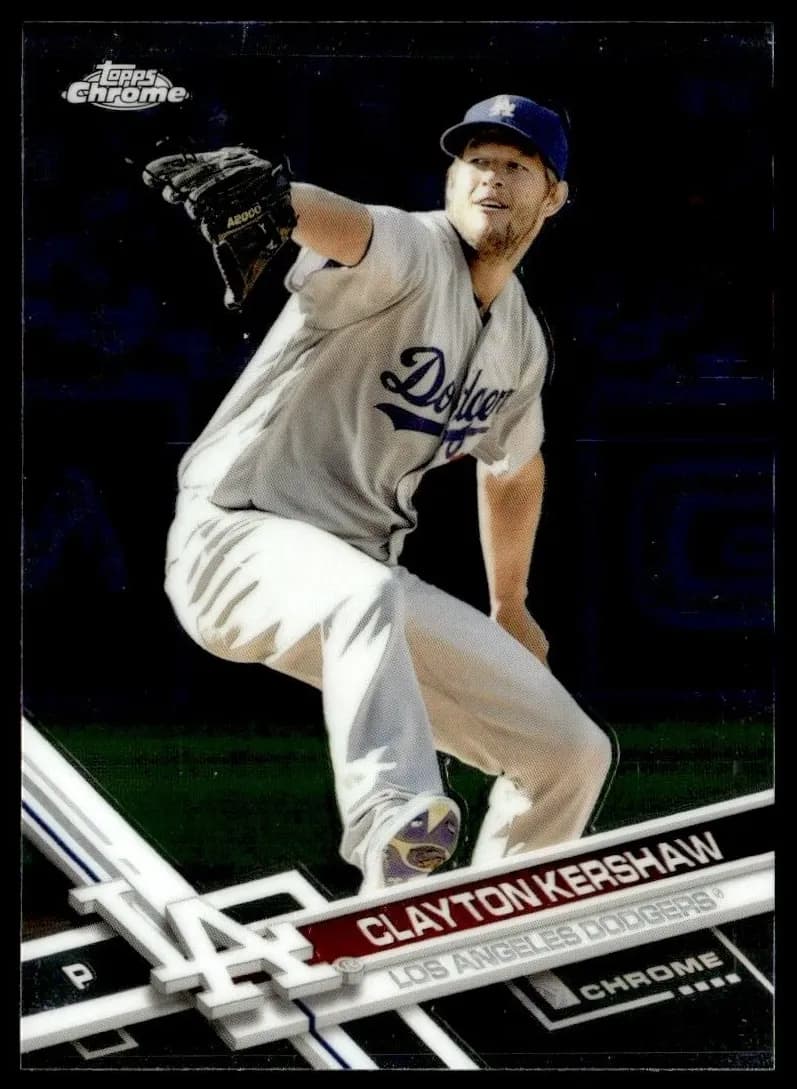 Clayton Kershaw 2017 topps Topps Chrome